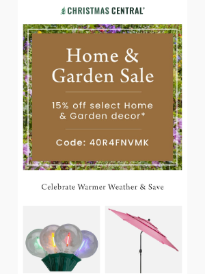 Christmas Central - Spring Clearance Starts Now: Save 15% on Seasonal Favorites!