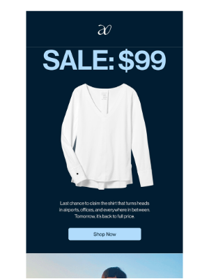 ADAY - LAST CALL: $99 Something Tailored Shirt
