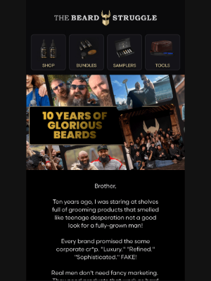 The Beard Struggle - 10 years of building warriors
