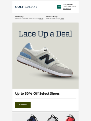 Golf Galaxy - Lace up a deal 💰