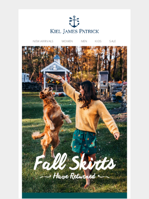 Kiel James Patrick - Our Fall Skirts Have Returned!