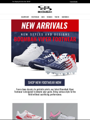 Boombah, Inc. - Our Latest Boombah Viper Footwear Designs Are Here!