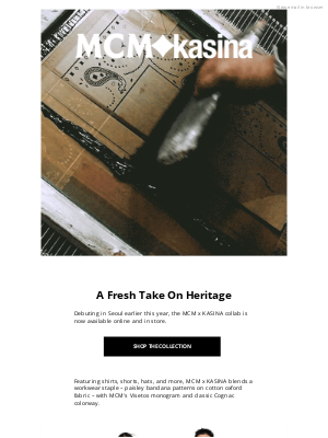 MCM - Have you heard? MCM x Kasina is here