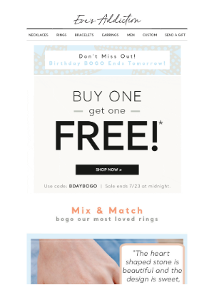 Eve’s Addiction - BOGO! Stock Up While You Can!