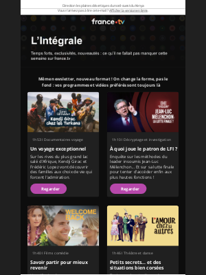 France télévision (France) - Kendji Girac en terre inconnue...