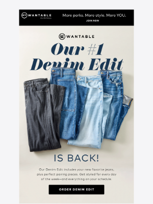Wantable - jeans that feel just right 😌