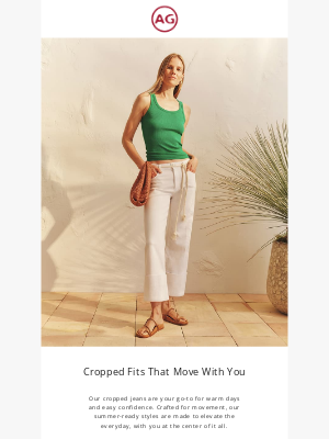 AG Jeans - Ready to find your cropped summer fit?