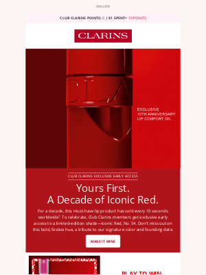 Clarins - Exclusive for You: Limited Edition Lip Oil