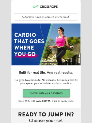 Crossrope - Busy? Traveling? No time? This works