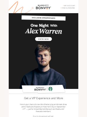 Gaylord Hotels - Enter for a Chance to Win One Night with Alex Warren