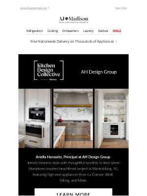 AJ Madison - Ariella Horowitz x Kitchen Design Collective