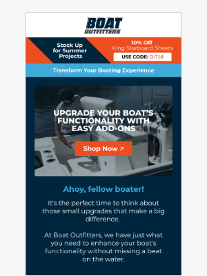 Boat Outfitters - Transform Your Boating Experience: Quick Upgrades Await!