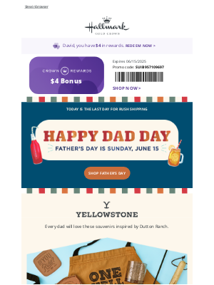 Hallmark - Yellowstone gifts for Dad! 🤠
