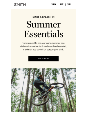 SMITH OPTICS - Geared up for summer?