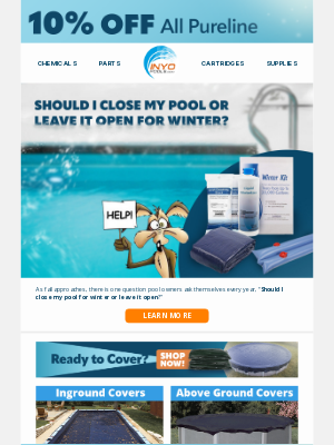 Inyopools - DIY Saturday: Should You Close Your Pool?
