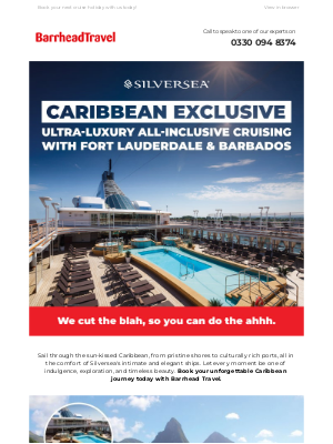 Barrhead Travel (United Kingdom) - Caribbean Exclusive | All-inclusive cruise with 5★ Tropical stays