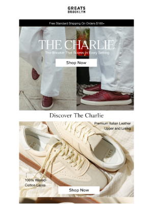 Greats - THE CHARLIE: The Style That Scores