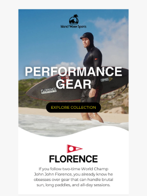 Island Water Sports - Performance rashguards? Yup, we’ve got Florence Marine!