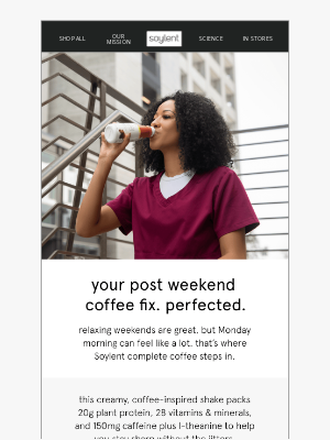 Soylent - ready to crush Monday?