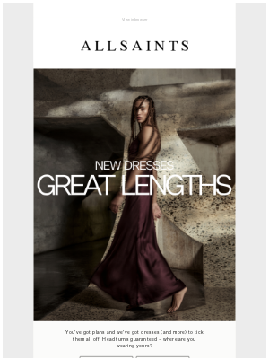 NEW: Dresses for all your plans