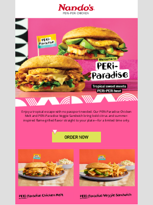 Nando's PERi-PERi - PERi-Paradise is calling 🌴