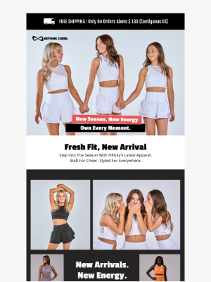 Nfinity Athletic - Fresh Fits, New Energy – Nfinity’s Latest Apparel Is Here✨