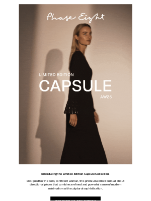 Phase Eight - Exclusive Access: Limited Edition Capsule