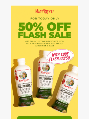 MaryRuth Organics - 50% off starts now!