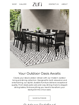 Zuri Furniture - ☀️Limited-Time Outdoor Savings Inside - Delivered in time for Memorial Day☀️