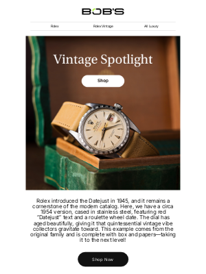 Bob's Watches - The 1954 Datejust You Don’t See Every Day
