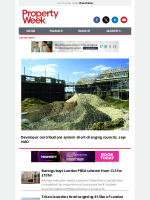 Property Week - Developer contributions system short-changing councils, says NAO