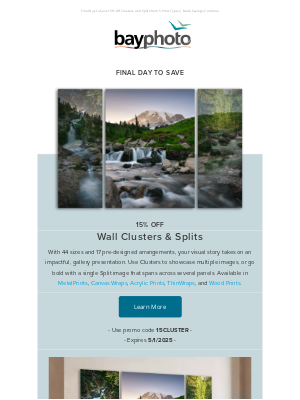 Black River Imaging - Final Day to Save on Clusters and Splits!