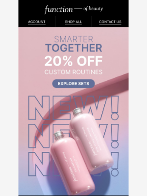 Function of Beauty - Smart Routines, Serious Results ✨ 20% Off