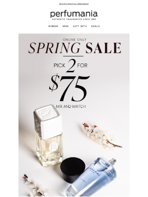 perfumania - Don’t Miss It—2 for $75 on Top Fragrances