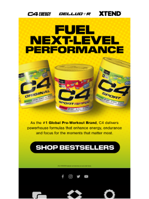 Cellucor - Hard-hitting energy, harder-hitting results 💪
