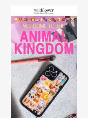 Wildflower Cases - 🦁 new 🐰 case 🐻 out 🐯 now 🐵