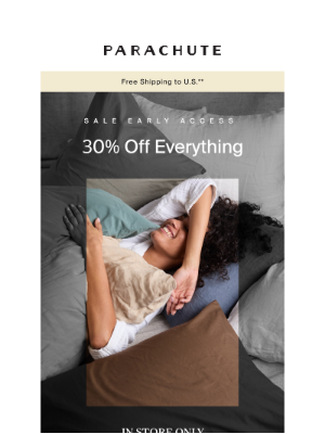 Parachute Home - 30% Off Everything EARLY ACCESS