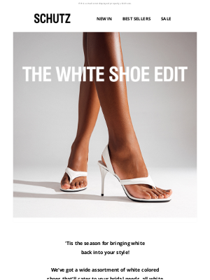 Schutz - The White Shoe Edit
