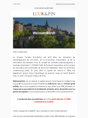 Look & Fin (France) - Nouveau dossier A+ : Weimerskirch