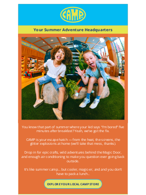 CAMP - Your summer fun just got a bonus 🤩