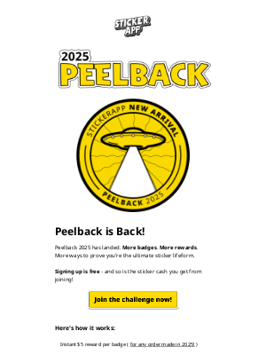 StickerApp - Peelback is Back: Claim your rewards today! 💰