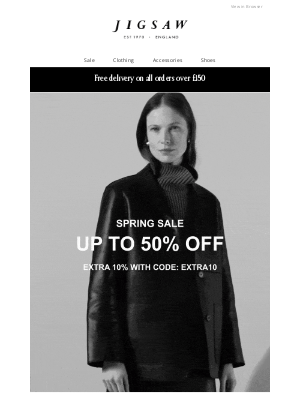 Jigsaw (United Kingdom) - Spring sale ends today