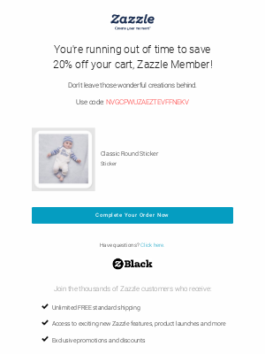 Zazzle - 20% Off Your Cart (and Anything Else!) Expires Soon 👀