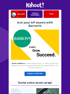 Kahoot! - We are here for you for exam season! 💯