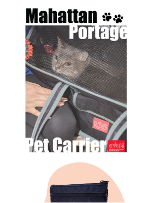 Manhattan Portage - Comfort & Style: Discover the Perfect Pet Carrier🐶🐱