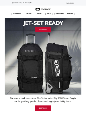 Ogio - Pack More, Stress Less | Shop Rig Travel Bags