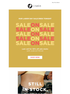 Oiselle - One last chance for up to 50% off