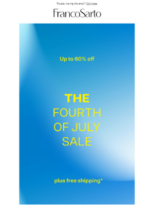 Franco Sarto - Fourth of July Sale Happening NOW! ❤️💙 + Find Favorite Espadrilles