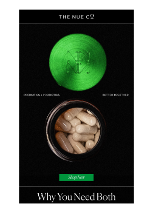 The Nue Co. - Prebiotics vs. probiotics