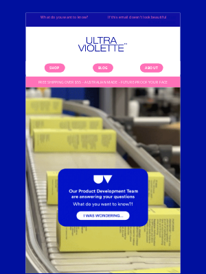 Ultra Violette - Vi's Product Team is answering your questions